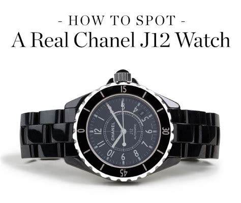 How to Spot a Real Chanel J12 Watch 